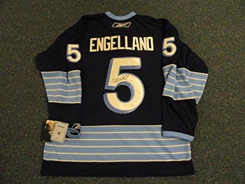 Deryk Engelland İmzalı 2011 Pittsburgh Penguins Kış Klasik Forması Lisanslı İmzalı NHL Formaları