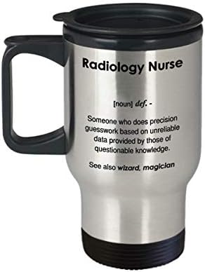 Komik Radyoloji Hemşire tanımı kahve Kupa-14oz Seyahat Kupa
