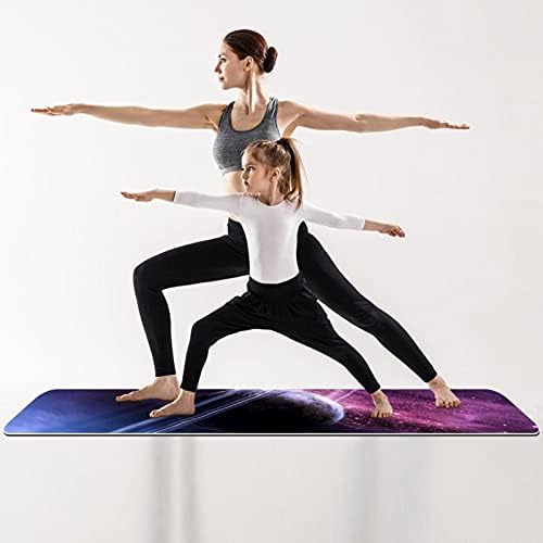 Yoga Mat, Ev Egzersiz için Yoga Paspaslar, Egzersiz Mat, Egzersiz Paspaslar, Pilates Mat, evren galaxy yıldızlı yıldız