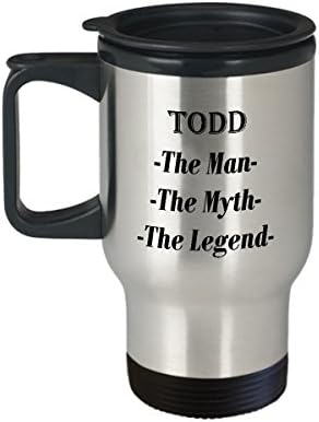 Todd - adam efsane efsane harika kahve kupa hediye-14oz seyahat kupa