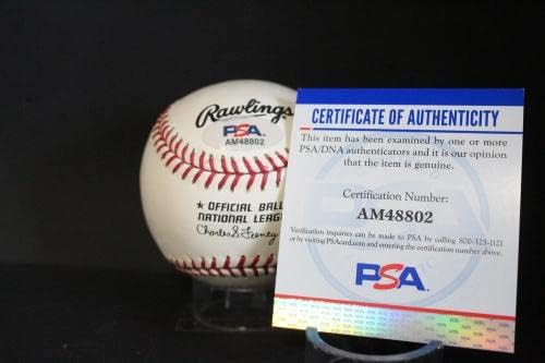 Duke Snider İmzalı (HOF 80) Beyzbol İmzası Otomatik PSA / DNA AM48802 - İmzalı Beyzbol Topları