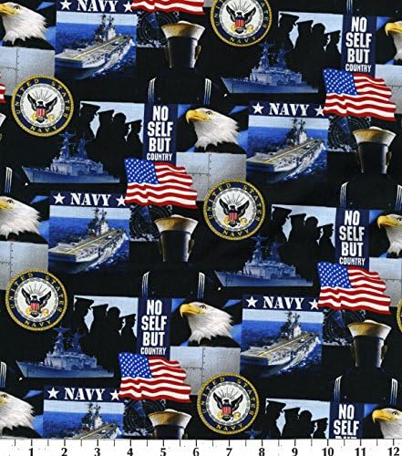 Pamuk ABD Donanması Yurtsever ABD Amerika Birleşik Devletleri Askeri Deniz Pamuklu Kumaş Baskı Yard tarafından (1021