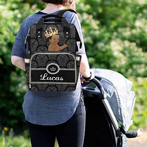 InterestPrint Kişiselleştirin Sevimli Büyük bebek bezi çantası Sırt Çantası Tote Çanta, Kişiselleştirilmiş Adı Anne