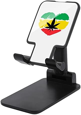 Aşk Reggae Ot Cep Telefonu Standı Katlanabilir Tablet Tutucu Ayarlanabilir Cradle Masaüstü Aksesuarları Masa