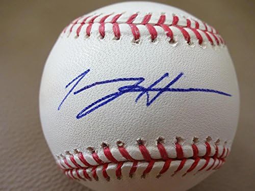 Tommy Hanson Atlanta Braves, coa İmzalı Beyzbol Topları ile İmzalı Romlb Beyzbol İmzaladı