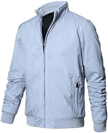 Erkek Ceket Rahat Şık erkek Standı Yaka Artı pamuklu ceket Rahat Trend Ceket Erkekler için günlük ceketler
