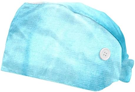 Şeker Kafatasları Çalışma Kapağı Düğmesi ve Ter Bandı Ayarlanabilir Kravat Geri Kabarık Şapkalar Kadın Erkek