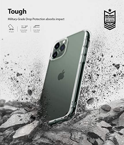 Ringke Fusion iPhone 11 Pro Max Kılıf ile Uyumlu, Askeri Sınıf Koruyucu Tasarım Ağır Hizmet Tipi