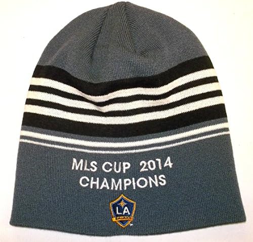 adidas LA Galaxy MLS Kupası 2014 Şampiyonlar Örgü Şapka-OSFA