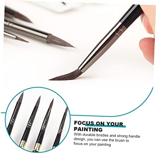 FAVOMOTO 7 adet Suluboya Kalem Minyatür Kitleri Fırça Kalem Boyama Yeni Başlayanlar için Kalem Boyama Fırçaları Çizim