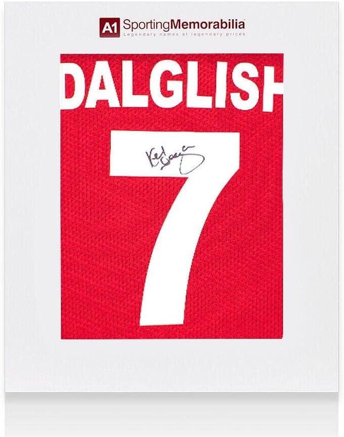 Kenny Dalglish İmzalı Liverpool Forması-1981, 7 Numara-Hediye Kutusu İmzalı-İmzalı Futbol Formaları