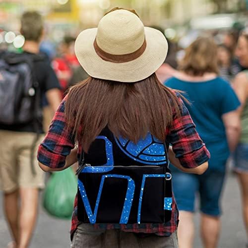 TBOUOBT Deri seyahat sırt çantası Hafif Dizüstü Rahat Sırt Çantası Kadın Erkek, Aşk Voleybol Galaxy Desen