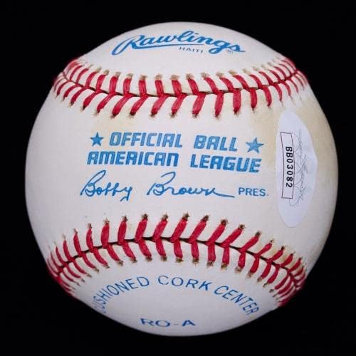 1980'ler Billy Martin İmzalı OAL Beyzbol JSA LOA BB03082 - İmzalı Beyzbol Topları İmzaladı