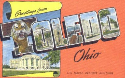 Toledo, Ohio Kartpostalı