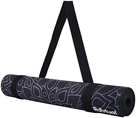 Reetual, Terlemeyi Seven Yoga Matı / Premium Sıcak Yoga Matı Kaymaz Havlu Kombinasyonu - Taşıma Askılı | Çevre Dostu