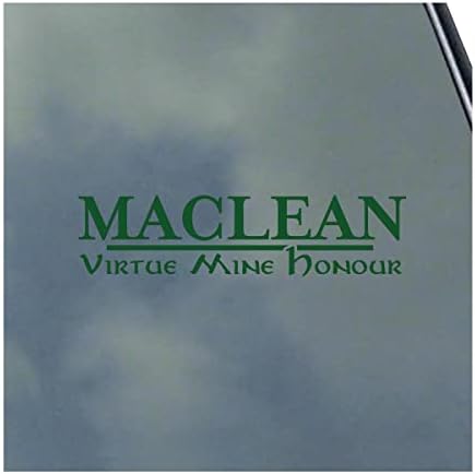 MacLean İskoç Klan Çizgi Metin vinil yapışkan Çıkartması Aile