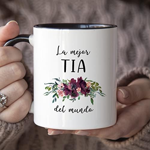 YouNique Designs La Mejor Tia-Taşınabilir Kahve Kupaları Yeğen, Yeğen, Şimdiye Kadarki En iyi Teyze Hediyelerinden