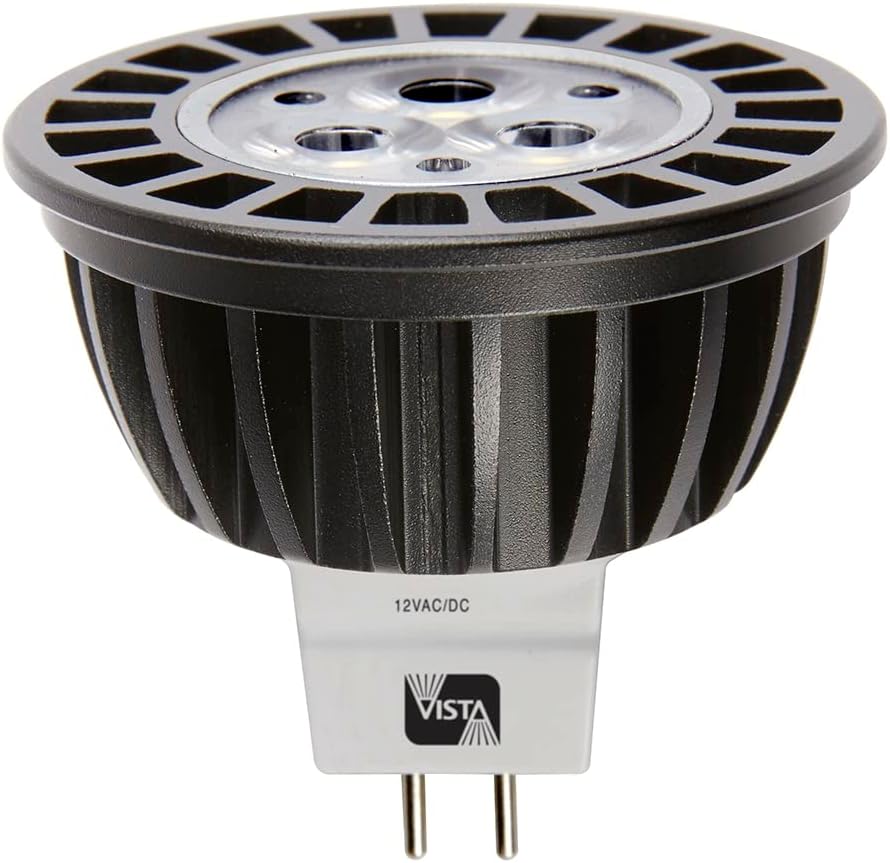 SPW Vista Peyzaj Aydınlatma Lambası LED MR-16 12V 5.5 Watt Sıcak Beyaz 60 Derece 3000K Kısılabilir Ampul LN16-5.5-W-60-A-LED
