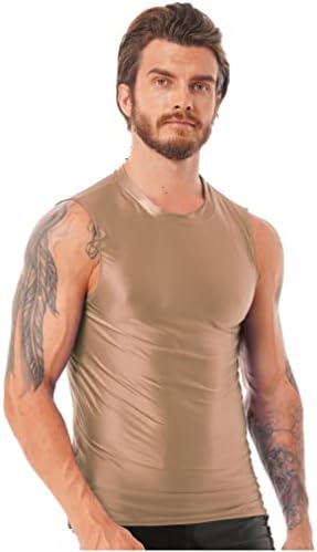 Moily Erkek Kolsuz Egzersiz Gömlek Yüzmek Plaj Kas Tank Top Spor Terleme Fanila Activewear