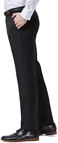 Haggar Erkek Premium Konfor Elbise Pantolon-Slim Fit Düz Ön Pantolon