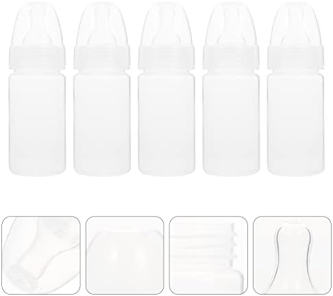 DOITOOL 10 Adet Yenidoğan Tek Kullanımlık Süt Şişeleri Bebekler Esnek Süt Şişeleri (Beyaz) Sağlık Aracı