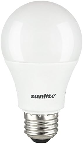 Sunlite A19/LED / 10 W / 50 K / 220 V LED A19 Ev 10 W (60 W Eşdeğer) orta (E27) taban Ampul, 5000 K, Süper Beyaz
