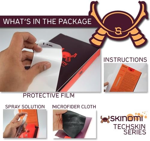 Skinomi Ekran Koruyucu ile Uyumlu Kyocera Verve Temizle TechSkin TPU Anti-Kabarcık HD Film