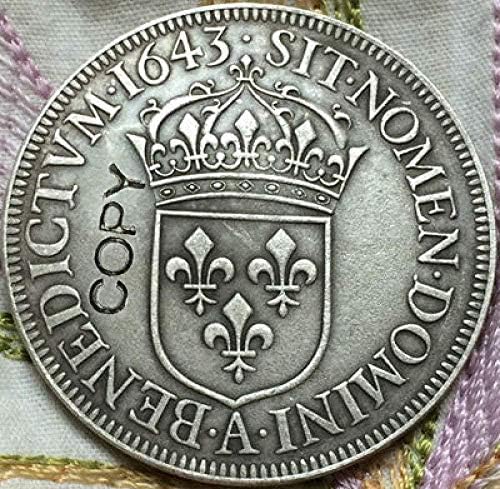 1643 Frangı 2 Pound Turnuva Kopya Paraları COPYSouvenir Yenilik Sikke Sikke Hediye