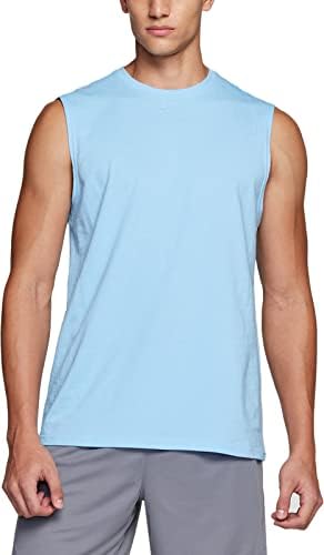 TSLA 1 veya 3 Paket erkek Kolsuz Koşu Tank Top, Performans Atletik Kas Gömlek, Kuru Fit Egzersiz spor kolsuz tişört