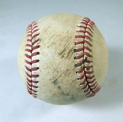 2022 Texas Rangers Col Rockies Oyunu Kullanılmış Beyzbol Jose Urena Nathan Lowe PID - Oyun Kullanılmış Beyzbol Topları