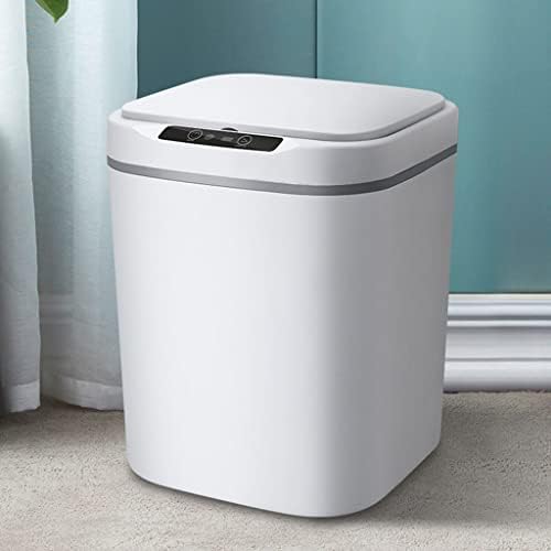yok Dokunmatik çöp kutuları Akıllı Kızılötesi Hareket Sensörü çöp kutusu Mutfak Banyo için çöp arabası saklama kutusu