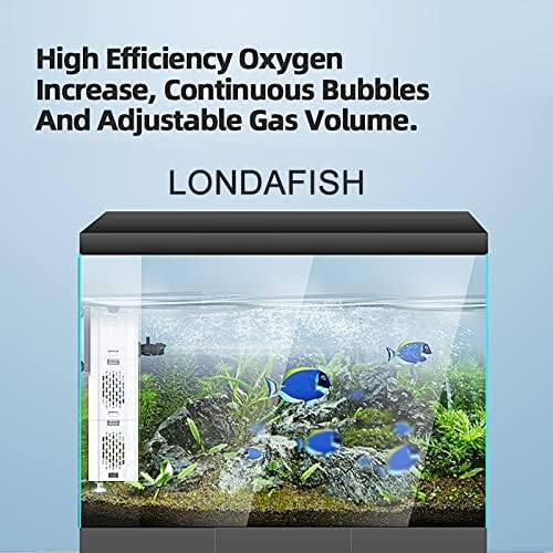 Londafısh Akvaryum 500-1000L/H Dalgıç Pompa Oksijen Havalandırma Filtresi 6-25W Su Pompası Balık Tankı için (15W 1000L/H