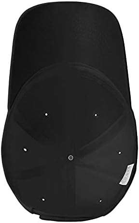 JSPTOMTT Siyah beyzbol şapkası Erkekler Kadınlar için Ayarlanabilir Baba Şapka Yaz Kamyon Şoförü Kapakları