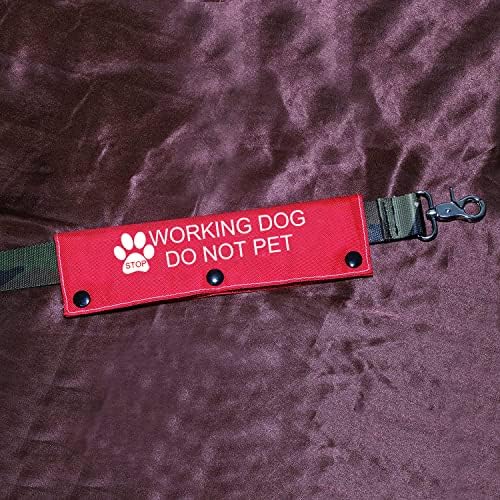 Komik Köpek Tasma Kol Çalışma Köpek Yok Pet köpek tasması Wrap Wrap Uyarısı Asılı KİMLİK yama etiketi Pet doğum günü