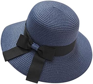 Yaz Güneş Koruyucu Hasır Şapkalar Kadınlar için Rahat Hasır güneş şapkası Geniş kenarlı şapka Açık Uv UPF Koruma Seyahat