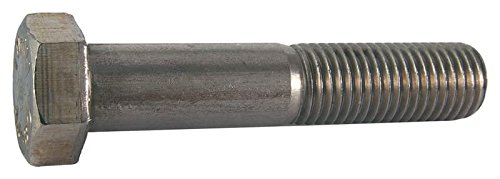 M16-2.00 x 100mm altıgen başlı başlı cıvatalar, Paslanmaz çelik 316 (Miktar: 50 adet) Kısmen dişli, kaba dişli, Diş