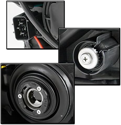 ZMAUTOPARTS 2010-2012 Subaru Legacy / Outback Yedek Siyah Projektör Farlar Lambalar