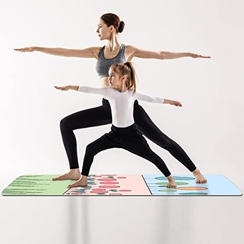 Çiçekler Yoga Mat Premium egzersiz matı yatmak için spor matı Her Türlü Yoga Pilates Zemin Egzersizleri
