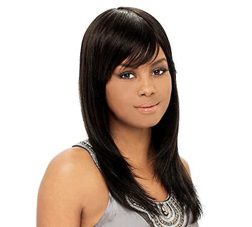 BU Bir peruk insan saçı Hint Remi Natual - 1214 (1B - Kapalı Siyah)