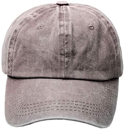 Beyzbol şapkası Erkekler Yıkanmış Pamuk Ayarlanabilir Dimi Şapka Vintage baba şapkaları Düz