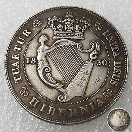 1830 İngiliz Taklit Antik Paralar Büyük Britanya Paraları-Eski İngiliz Paraları-Şanslı Hatıra Paraları-Serseri Nikel