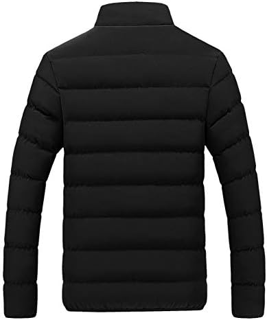 Ymosrh kolej ceketi Erkekler Kış Sıcak Slim Fit Kalın Kabarcık Ceket Rahat Ceket Giyim Ceketler