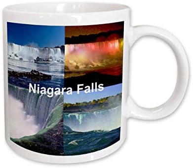 3dRose Niagara Şelalesi Kolaj Kupa, 11 Ons