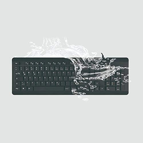 BoxWave Klavye ile Uyumlu Ağ Geçidi Chromebook GCNP41524 (15,6 inç) - Suya Dayanıklı USB Klavye, Yıkanabilir Su Geçirmez