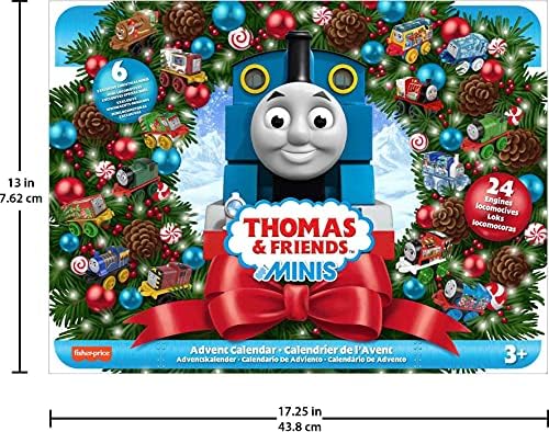 Fisher-Price Thomas & Friends MİNİŞLER Varış Takvimi 24 minyatür itmeli oyuncak tren