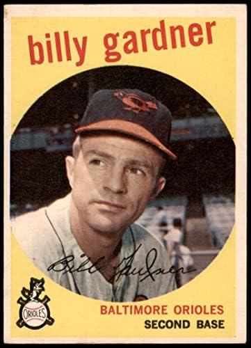 1959 Topps 89 Billy Gardner Baltimore Orioles (Beyzbol Kartı) Dekanın Kartları 5-ESKİ Orioles