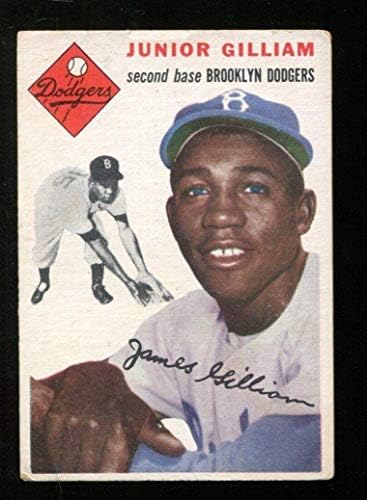 Junior Gilliam 1954 Topps 35 Dodgers VG 32818-Slabbed Beyzbol Kartları