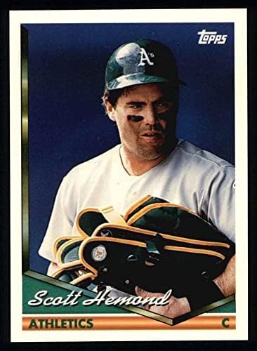 1994 Topps 226 Scott Hemond Oakland Atletizm (Beyzbol Kartı) NM / MT Atletizm