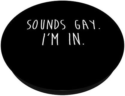 Komik Eşcinsel Gururu Eşcinsel Geliyor LGBTQ Popsockets'teyim PopGrip: Telefonlar ve Tabletler için Değiştirilebilir